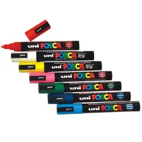 Uni Posca Windshield Markers - 1/8" Tip