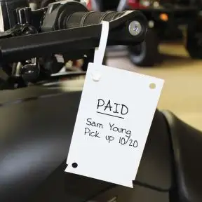 Vinyl Utility Tag