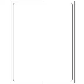 Blank Laser Window Sticker
