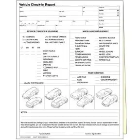 Vehicle Check-In Report 