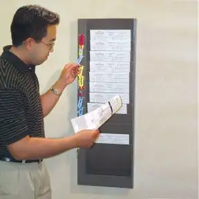 Wall Racks for Vertical Forms - 12 Pockets