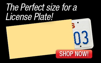 The Perfect Size for a License Plate!
