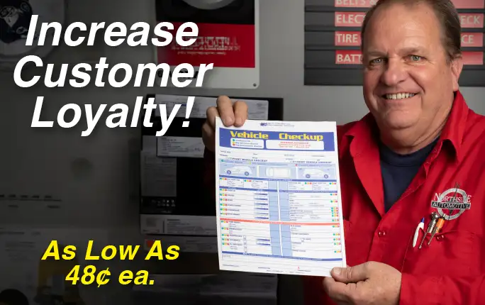 Increase customer loyalty with Vehicle Inspection Forms.